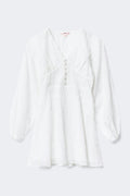 Y embroidery dress - Gardenia