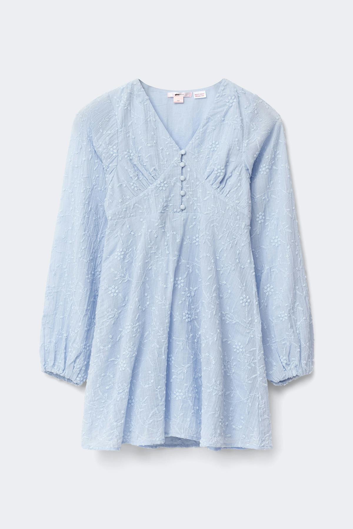 Y embroidery dress - Heather