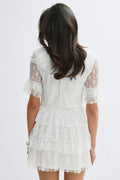 14+ lace dress - Blanc