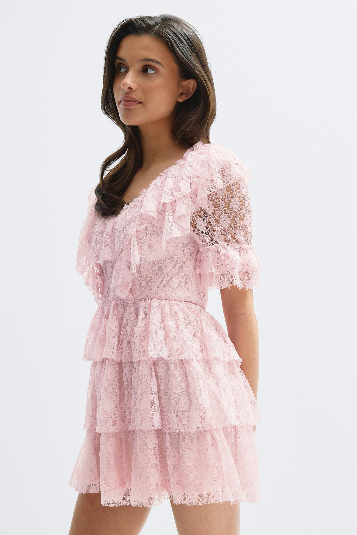 14+ lace dress - Blanc