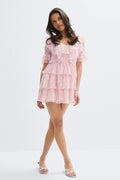 14+ lace dress - Pale lilac