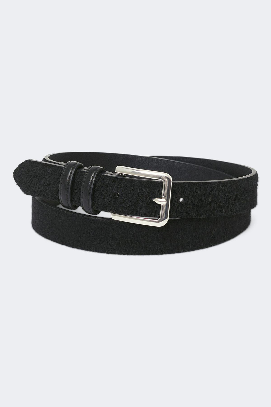Hair-on hip belt - Noir