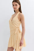 Sheer wrap dress - Noir