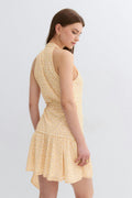 Sheer wrap dress - Tiger print