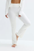 Flare yoga tights - Dusty blue