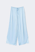 Satin loungewear trousers - Blue night
