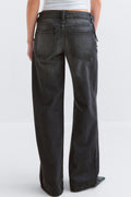 Tied up loose jeans - Offblack