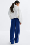 Sporty wide trousers - Mazarine blue
