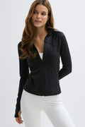 Zip yoga jacket - Blanc cassé