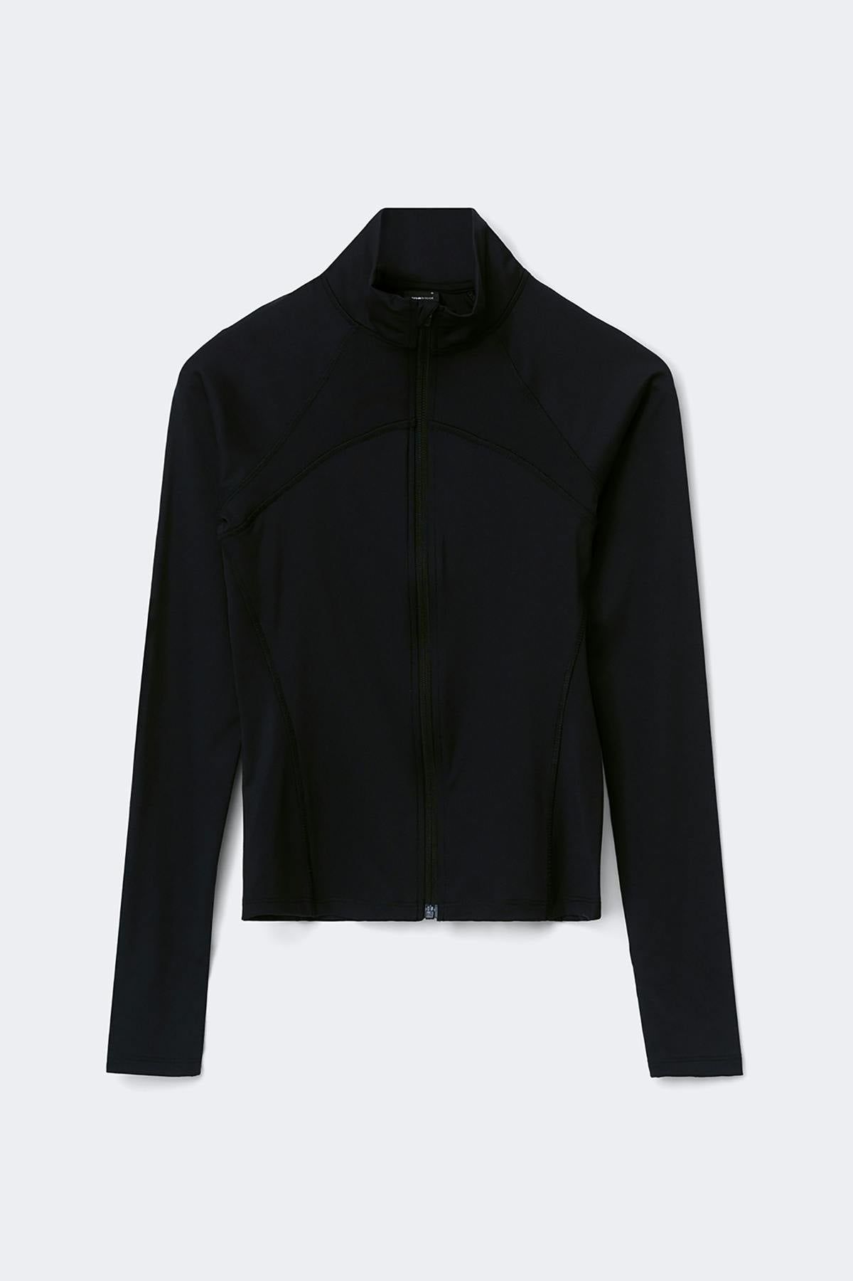 Zip yoga jacket - Noir