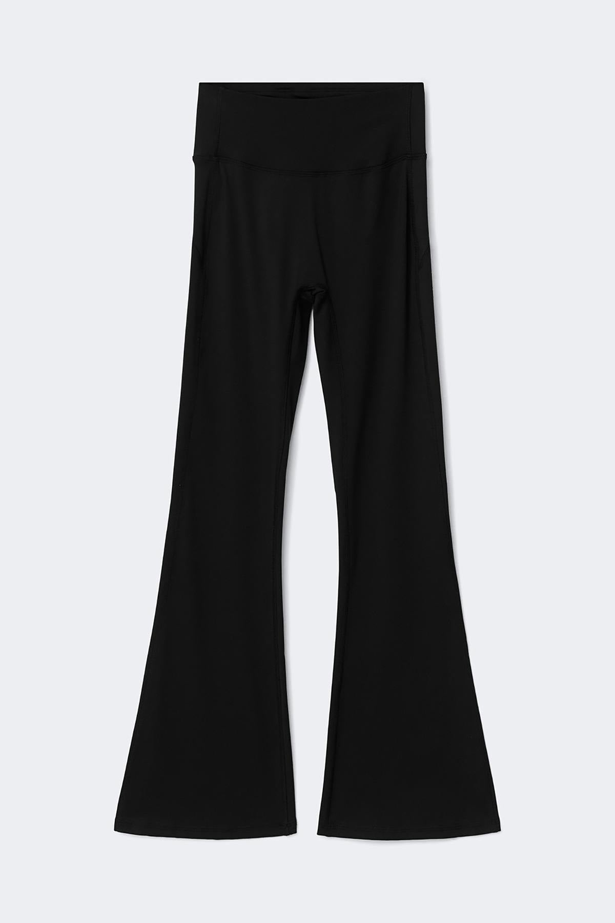 Tall flare yoga tights - Noir