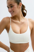Yoga strap top - Blanc cassé