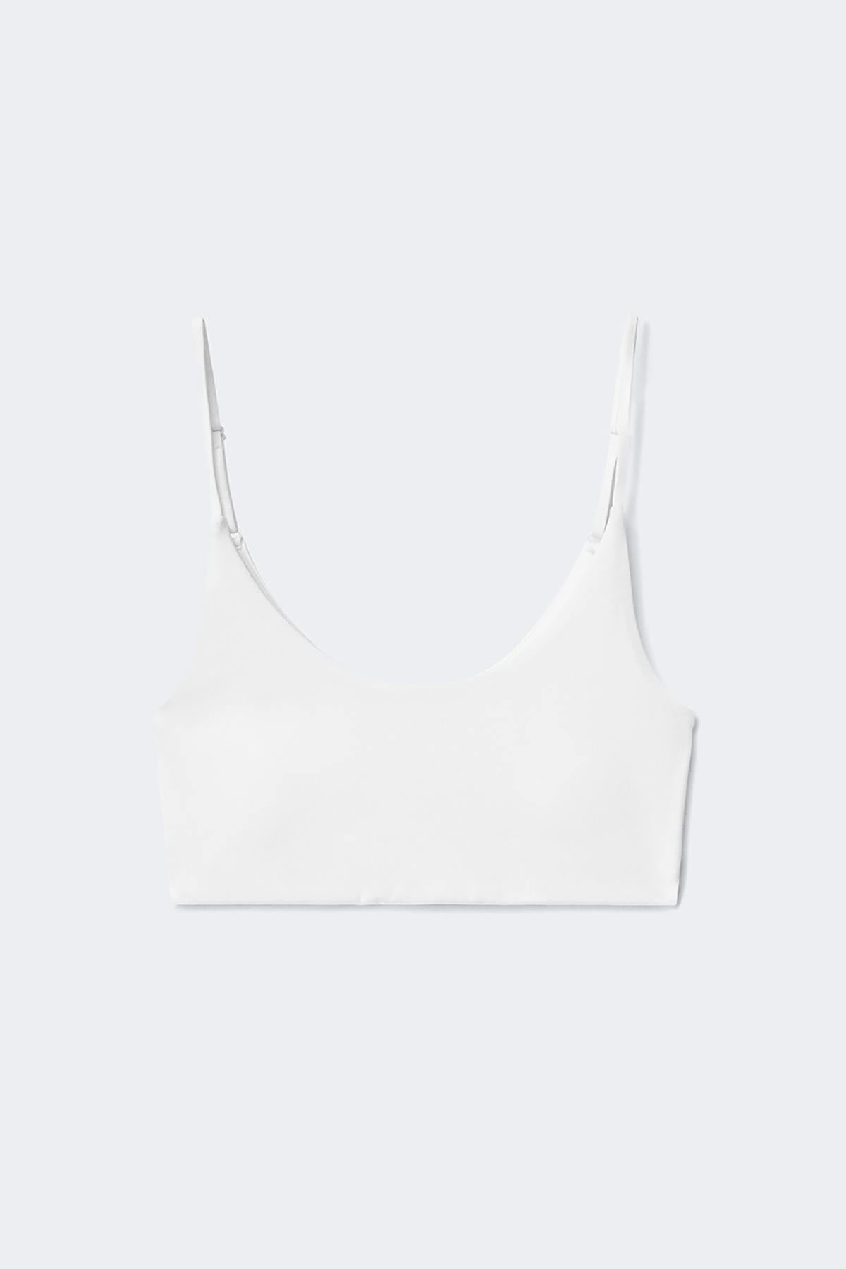 Yoga strap top - Blanc cassé