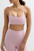 Yoga strap top - Dusty pink