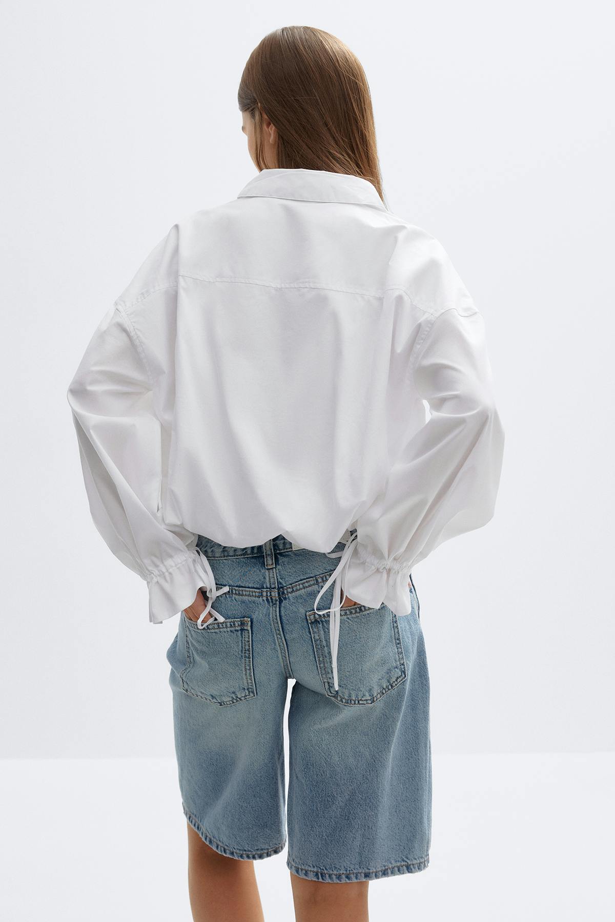 Balloon shirt - Blanc