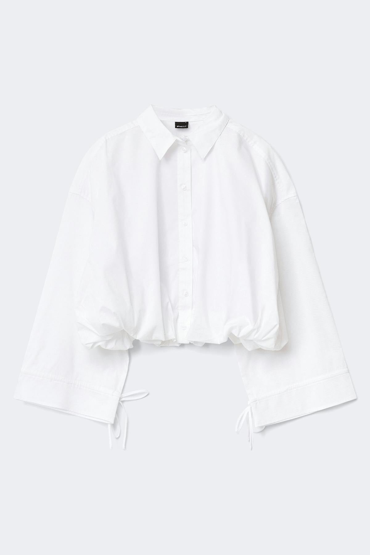 Balloon shirt - Blanc
