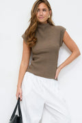 Funnel neck top - Noir