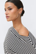 Dropped shoulder top - Stripe