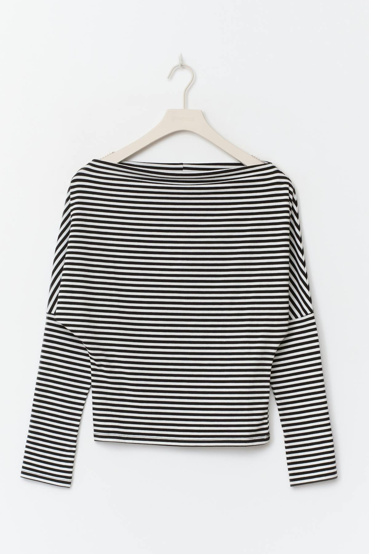 Dropped shoulder top - Stripe