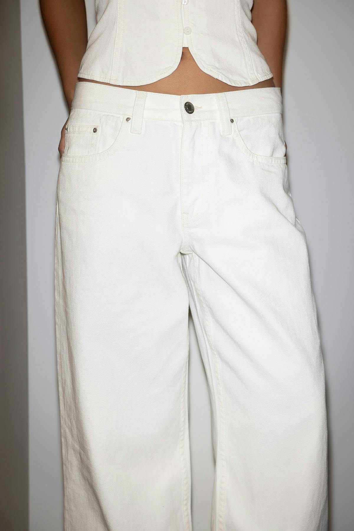 Baggy babe jeans - Mid blue