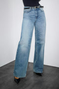 Boss bby wide jeans - Mid blue