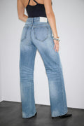 Boss bby wide jeans - Mid blue