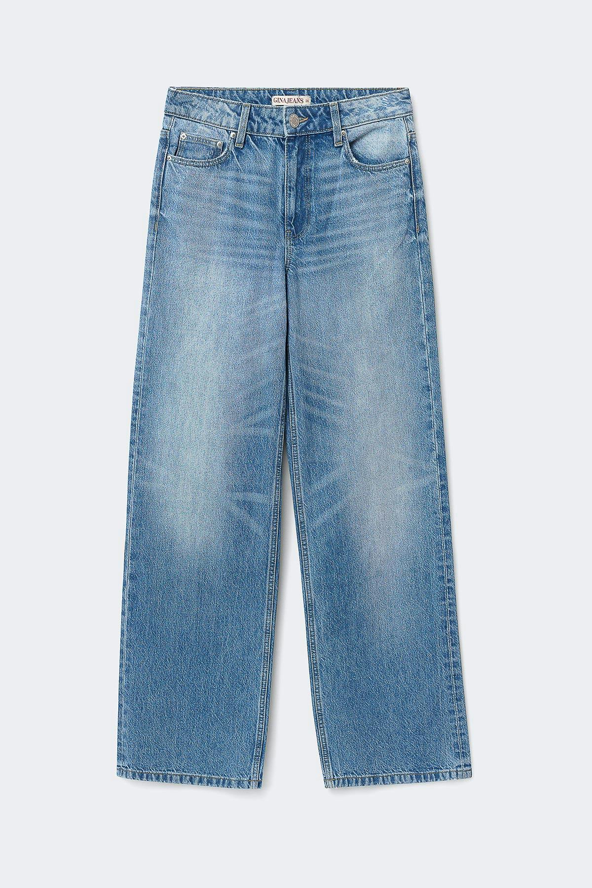 Boss bby wide jeans - Mid blue