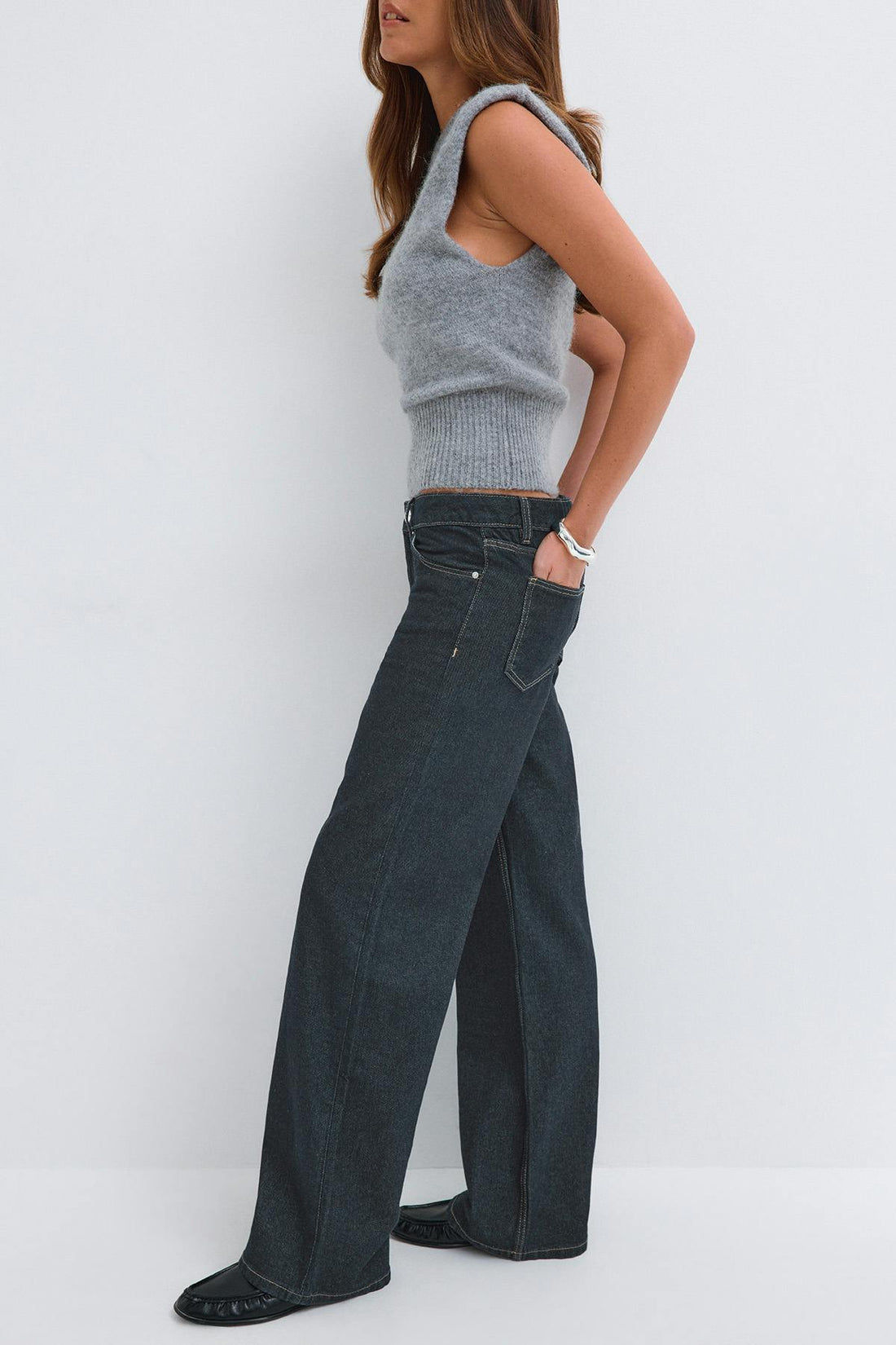 Boss bby wide jeans - Rinse