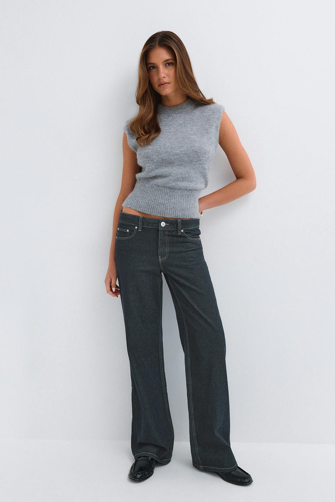 Boss bby wide jeans - Rinse