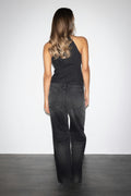 Boss bby wide jeans - Mid blue