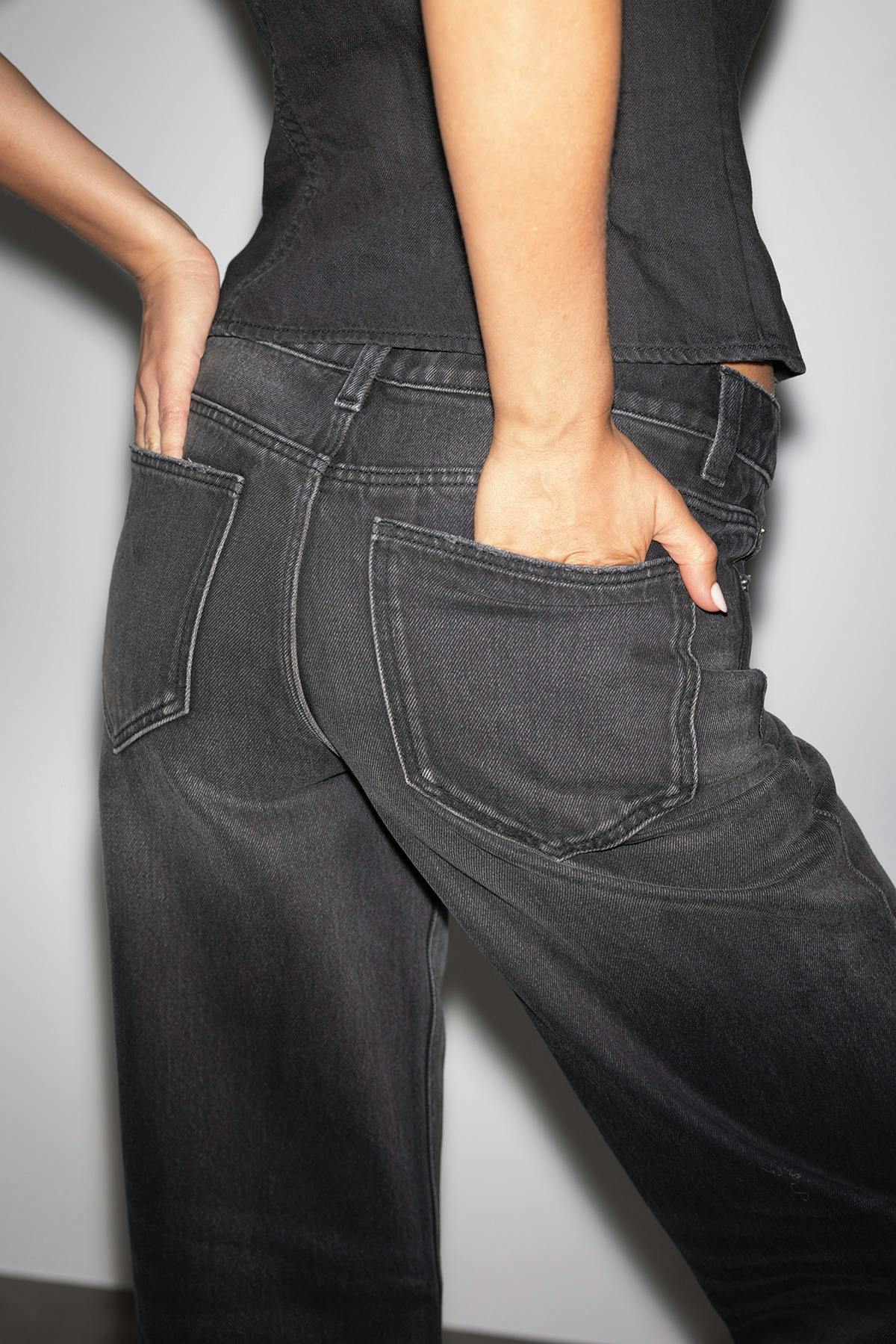 Boss bby wide jeans - Offblack
