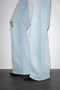 Rebel low wide jeans - Bleu clair