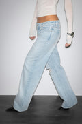 Rebel low wide jeans - Bleu clair