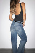 Rebel low wide jeans - Bleu clair