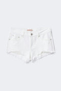 Glow low denim shorts - Dk vintage blue