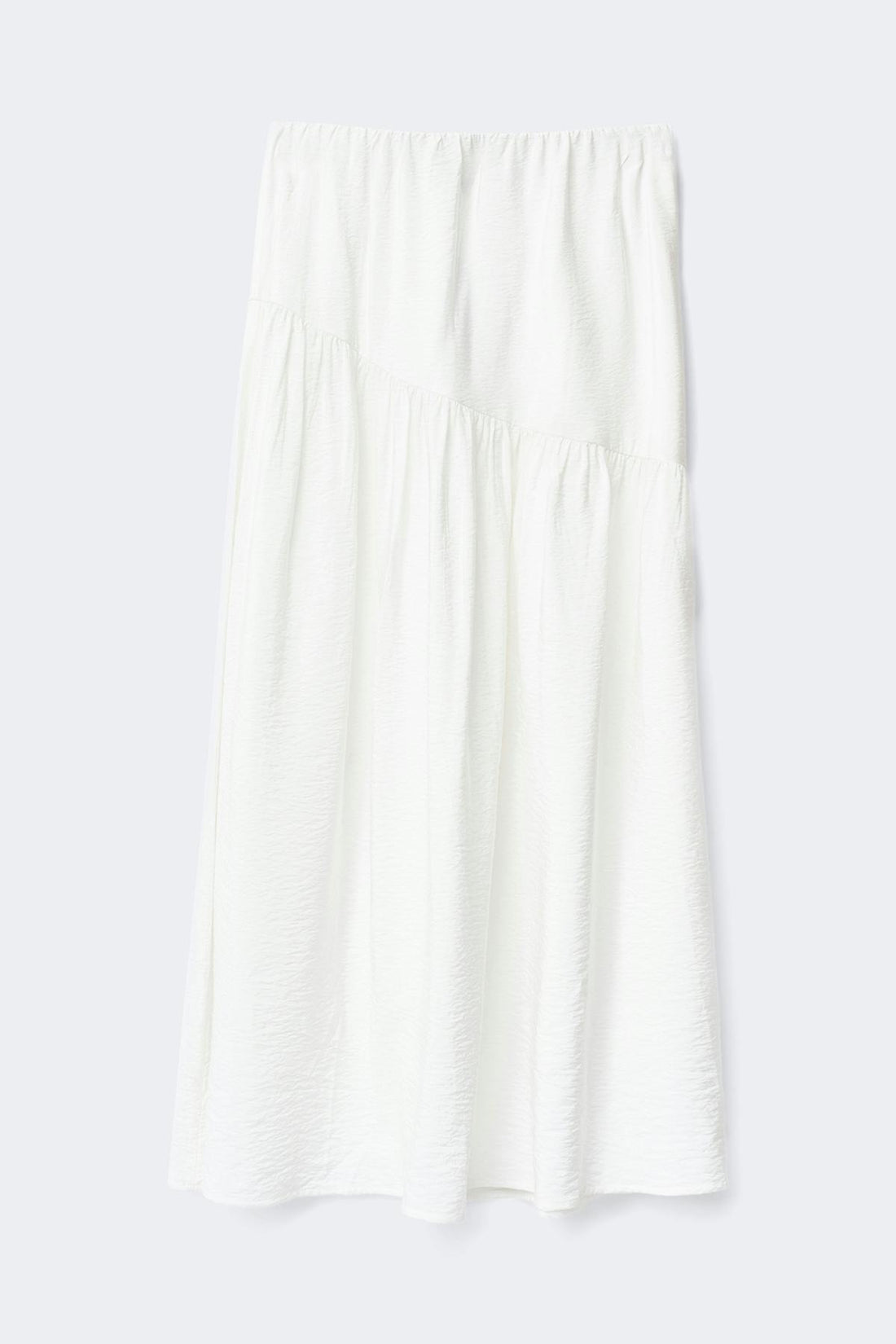 Tall dropped waist skirt - Blanc cassé