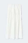 Tall dropped waist skirt - Blanc cassé