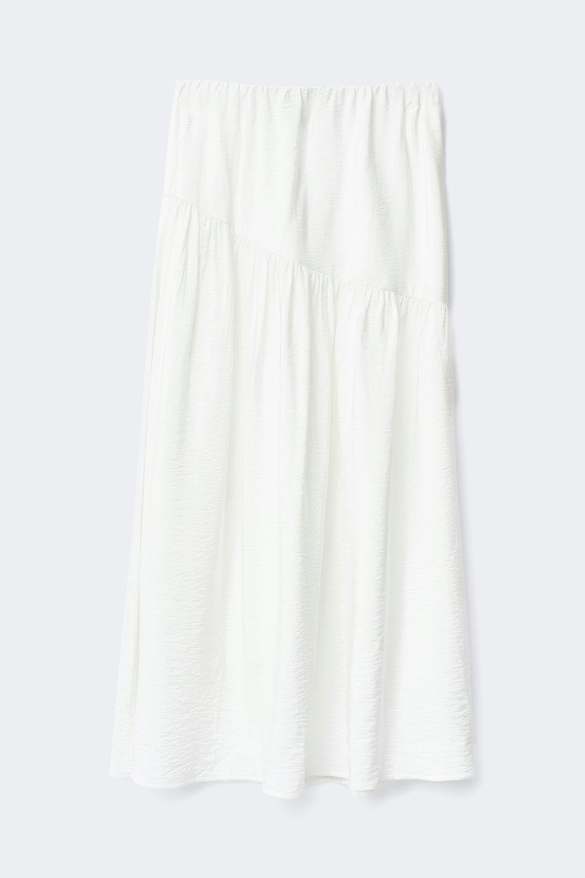 Tall dropped waist skirt - Blanc cassé