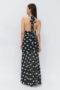 Dropped waist dress - Chocolate plum