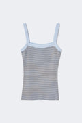 Tight fit rib singlet - Noir