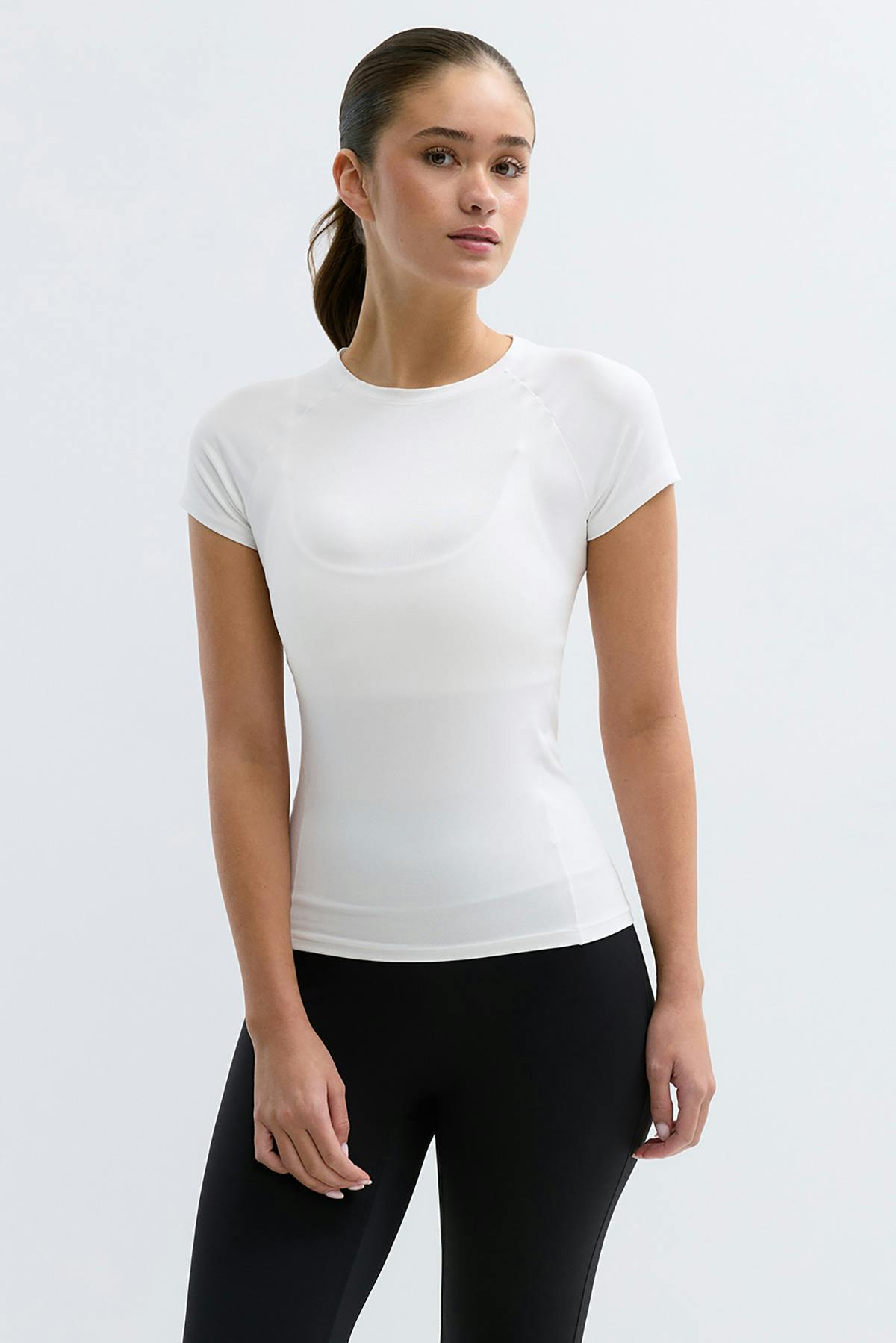 Soft yoga tee - Bordeaux