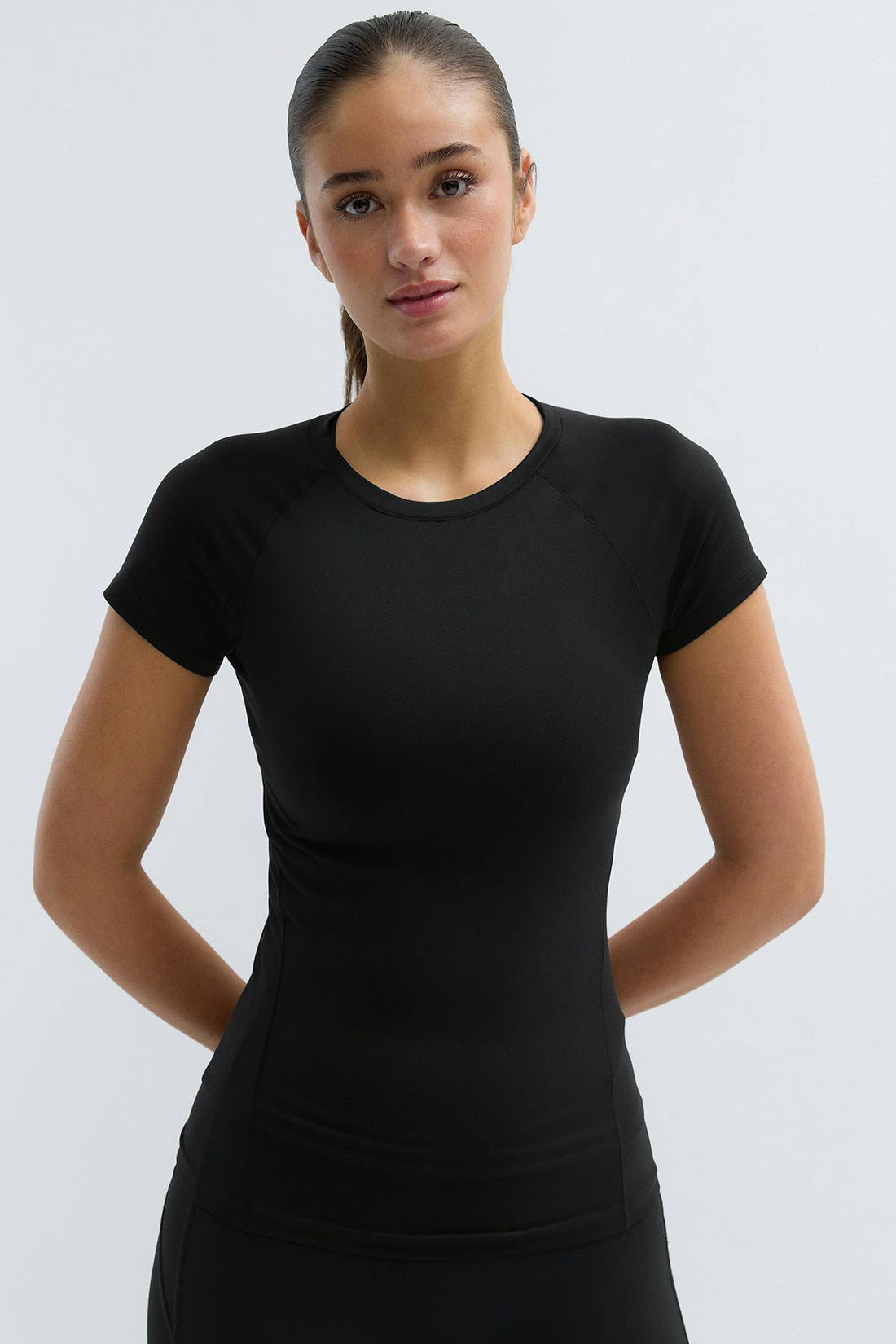 Soft yoga tee - Noir