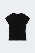 Soft yoga tee - Noir