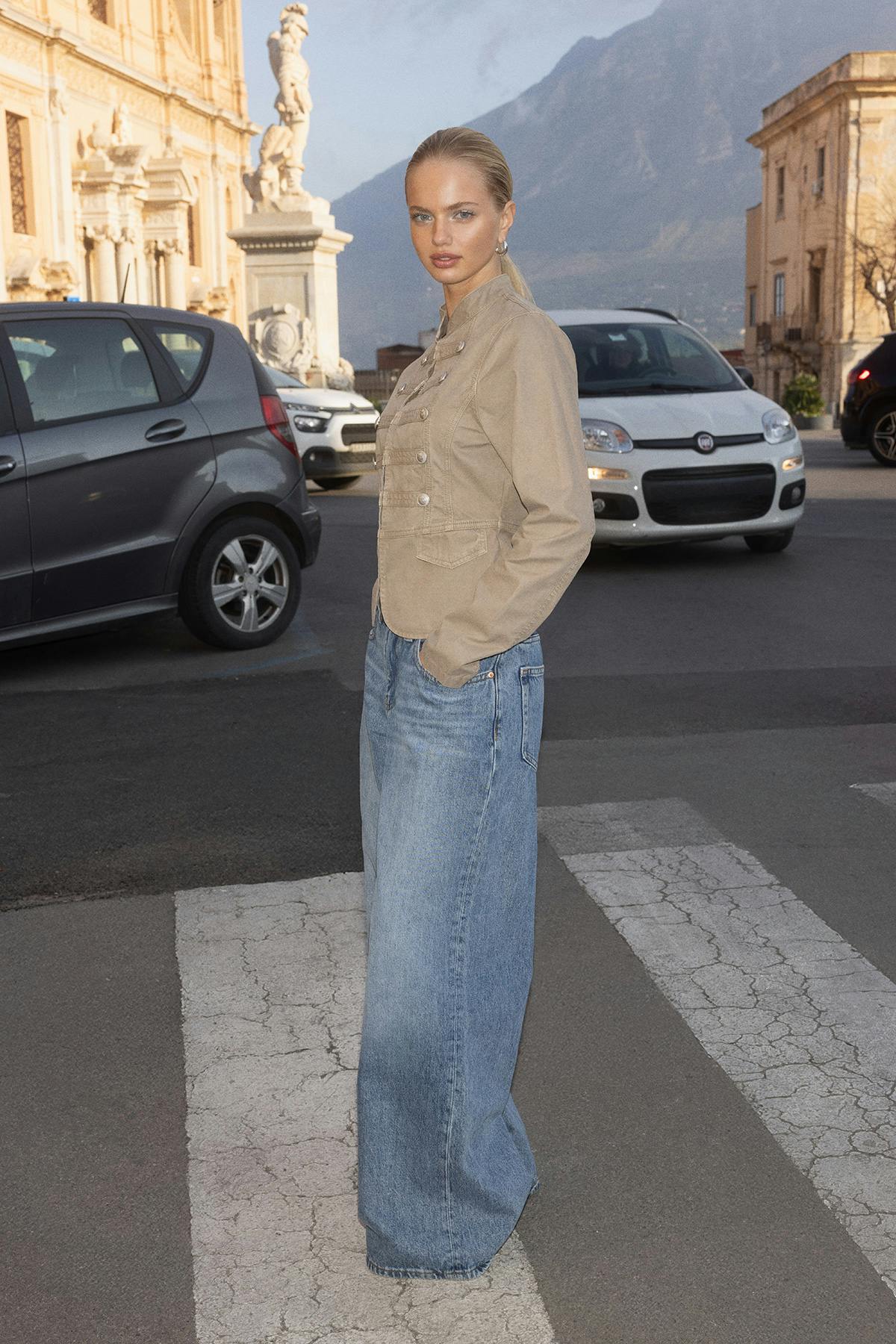 Baggy babe jeans - Super lt blue