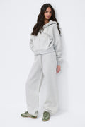Classic sweatpants - Lt grey melange
