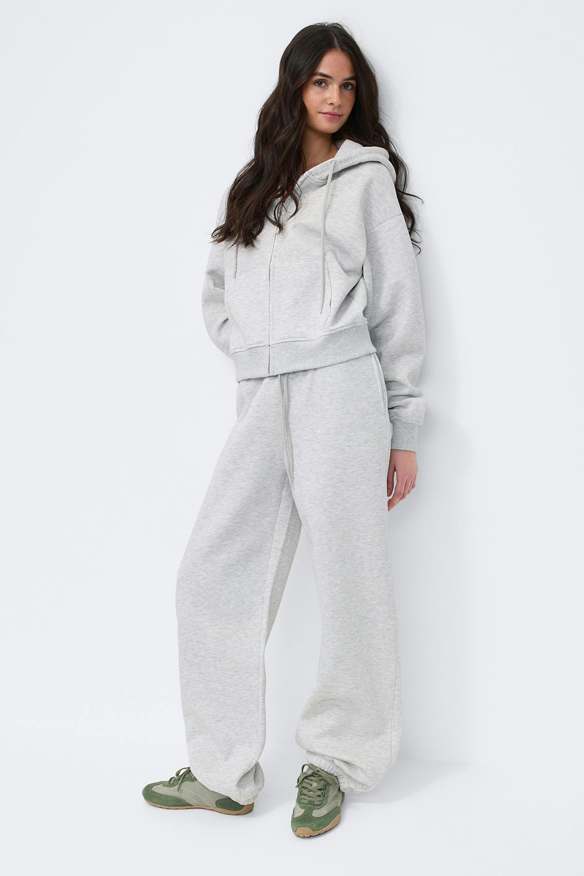 Classic sweatpants - Lt grey melange