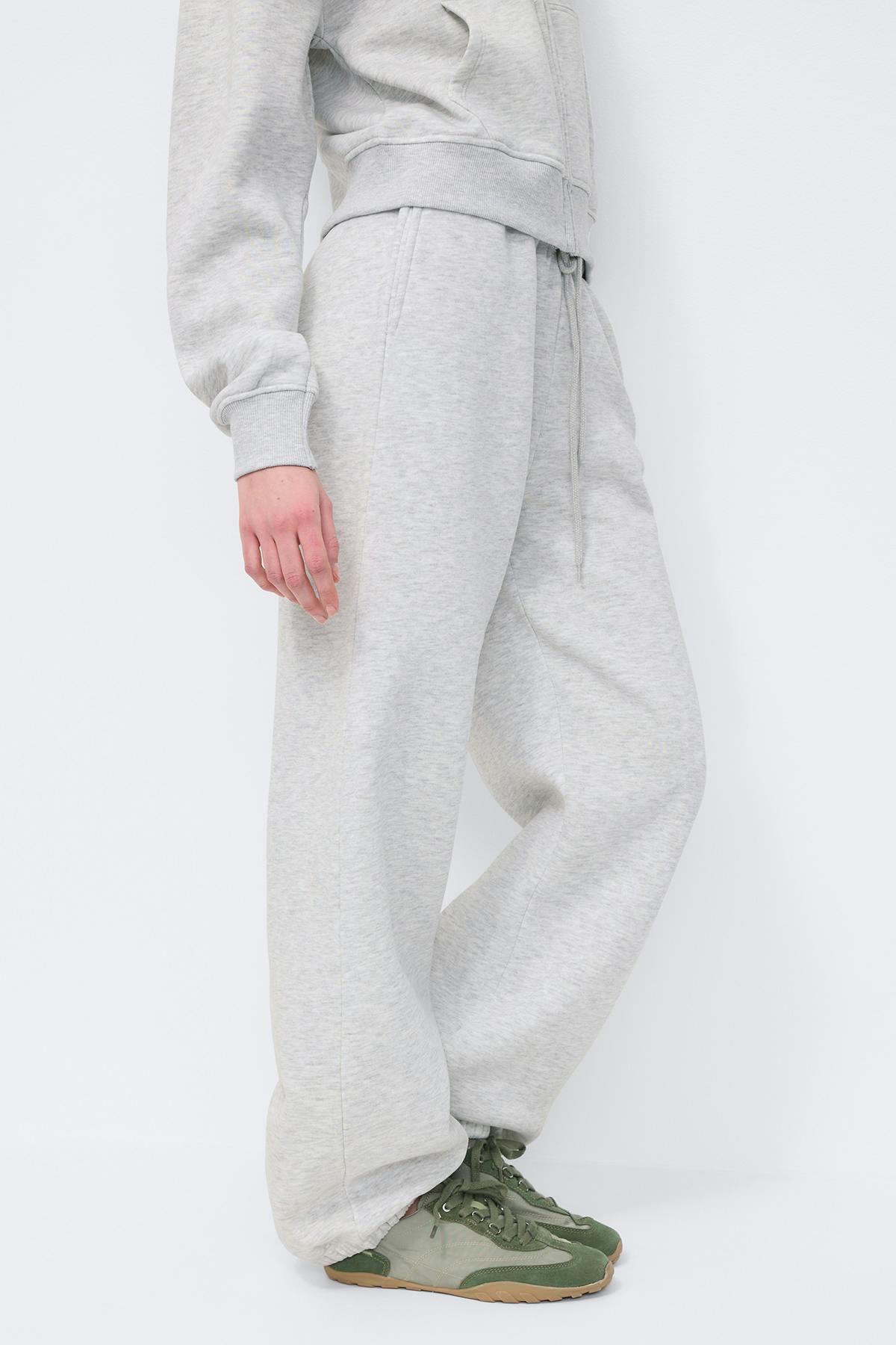 Classic sweatpants - Lt grey melange