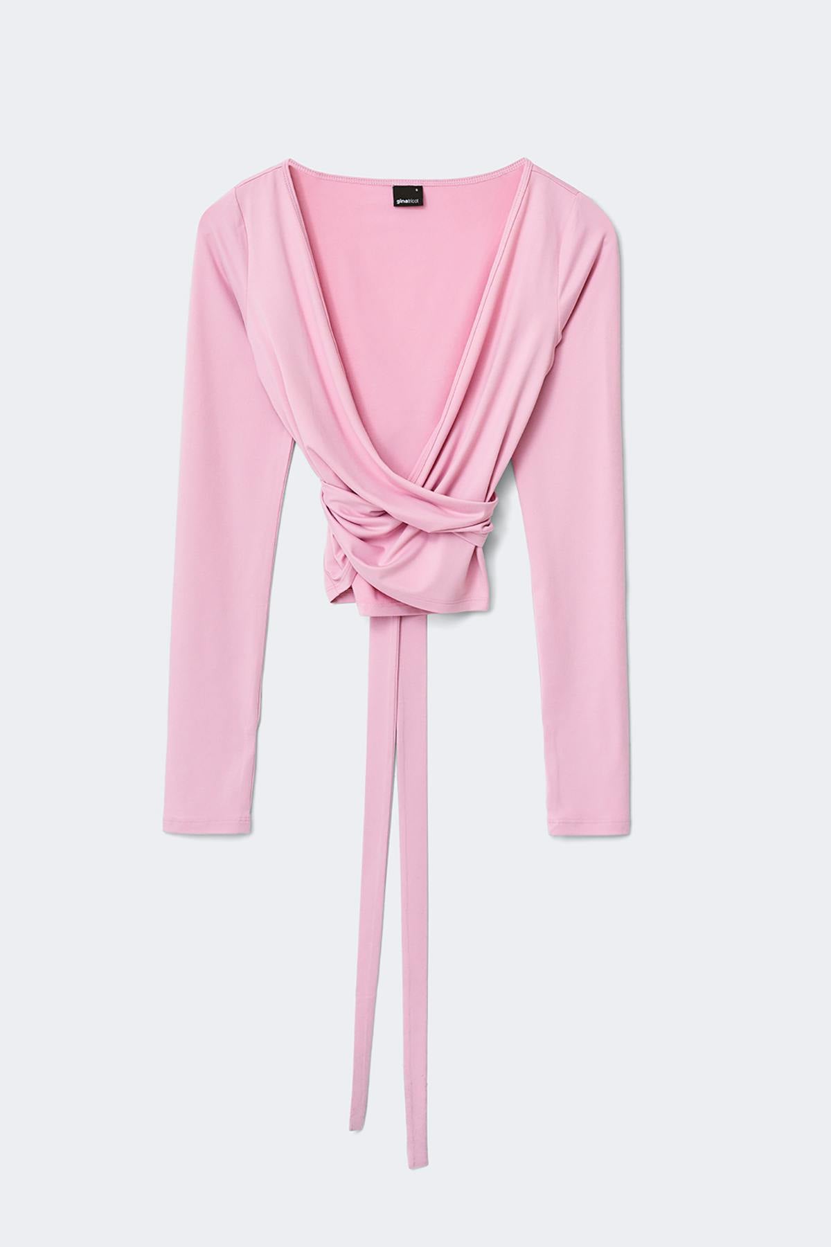 Soft wrap yoga cardigan - Dusty pink