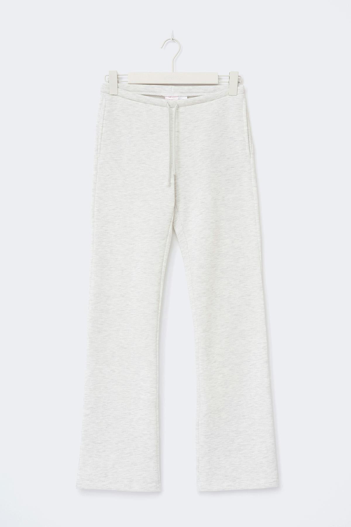 Y de-lowlow sweatpants - Lt grey melange