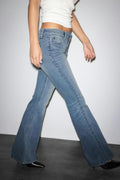 Glow low flare jeans - Bleu clair